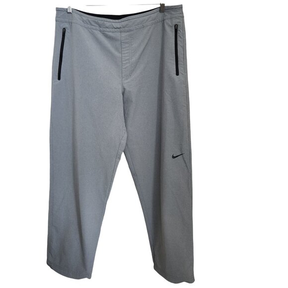 Nike Sweatless Woven Training‎ Pants Men's XL Warm-Up Gray 543485-063 - Picture 14 of 14